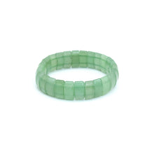 Load image into Gallery viewer, 7x15mm Aventurine Rectangle Stretchy Bracelet, Sku#U2001