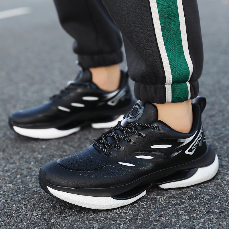 Popcorn-Style Thick-Soled Sneakers
