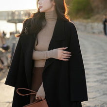 Load image into Gallery viewer, New Year Wool Coat With Down Liner For Women Long Style Outerwear