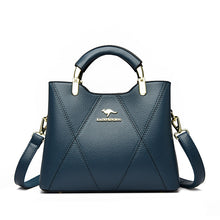 Load image into Gallery viewer, Women's High-Capacity Tote Bag &amp; Shoulder Bag – PU Leather Plaid Crossbody Handbag