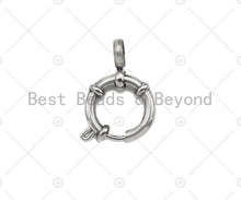 Load image into Gallery viewer, High Quality Stainless Steel Sailor's Clasp, Spring Connector Clasp, Stainless Steel Spring Gate, Connector Ring, 12mm/14mm, sku#C115