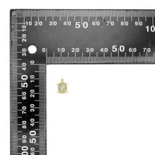 Load image into Gallery viewer, Cute CZ Gold Tortoise  Spacer Beads, Sku#N35