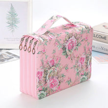 Load image into Gallery viewer, 200-Compartment Art Supply Organizer Tote Bag