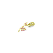 Load image into Gallery viewer, CZ Crystal Tulip Flower Charm Pendant, Sku#Lk1057