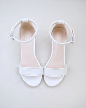 Load image into Gallery viewer, Rock Glitter Low Block Heel Girls Sandals