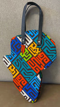 Load image into Gallery viewer, Shamsa Kente African Map Hand Bag