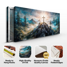 Load image into Gallery viewer, Cross On A Hill Faith Wall Art III