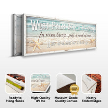 Load image into Gallery viewer, Personalized Beach House Coastal Sign