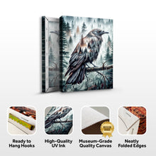 Load image into Gallery viewer, Crow Double Exposure Wall Art