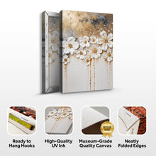 Load image into Gallery viewer, Gold Floral Wall Art