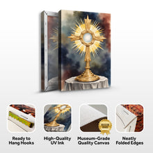 Load image into Gallery viewer, Holy Eucharist in Monstrance Faith Wall Art