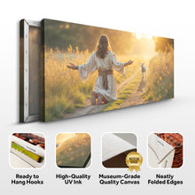 Load image into Gallery viewer, Jesus Protects The Lamb From Wolves Faith Wall Art IX