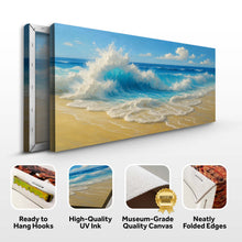 Load image into Gallery viewer, Serene Ocean Wave Coastal Wall Art V
