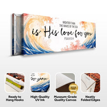 Load image into Gallery viewer, Mightier Than the Waves of the Sea Psalm 93:4 Faith Sign III
