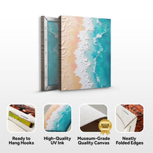 Load image into Gallery viewer, 3D Minimalist Pink and Blue Ocean Wall Art