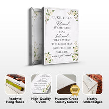 Load image into Gallery viewer, Blessed Is She Who Has Believed - Luke 1:45 Faith Wall Art II