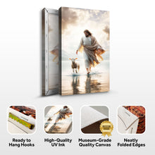 Load image into Gallery viewer, Jesus Protects The Lamb From Wolves Faith Wall Art XIII