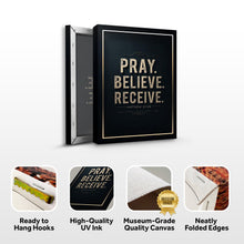 Load image into Gallery viewer, Matthew 21:22 - Pray Believe Receive Faith Sign III