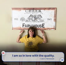 Load image into Gallery viewer, Rustic Farmhouse Personalized Sign III