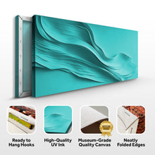 Load image into Gallery viewer, Turquoise Minimalist Wall Art