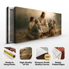 Load image into Gallery viewer, Jesus with Children Faith Wall Art III