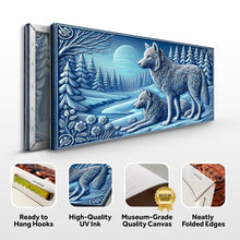 Load image into Gallery viewer, 3D Wolves Wall Art VI