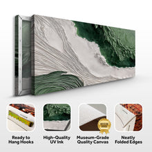 Load image into Gallery viewer, Green Rivers Abstract Wall Art II