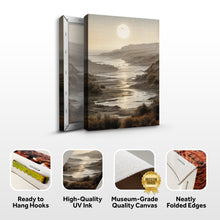 Load image into Gallery viewer, Misty Shores Coastal Impasto Wall Art