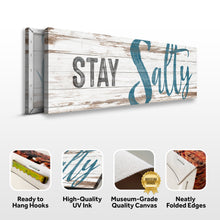 Load image into Gallery viewer, Stay Salty Coastal Sign VIII