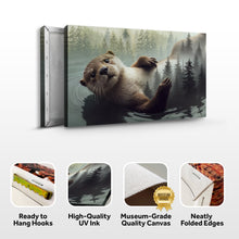 Load image into Gallery viewer, Otter Double Exposure Wall Art