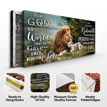 Load image into Gallery viewer, John 3:16: For God So Loved The World Faith Sign