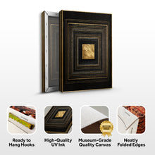 Load image into Gallery viewer, Black And Gold Core Wall Art