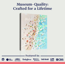 Load image into Gallery viewer, Beachfront Painting Coastal Wall Art