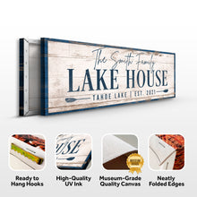 Load image into Gallery viewer, Personalized Lake House Sign V