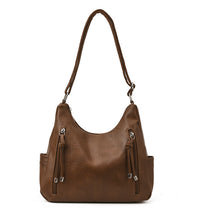 Load image into Gallery viewer, Women's Retro Bucket Crossbody Bag – High-Capacity PU Leather Shoulder Bag