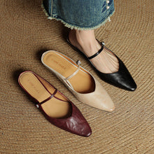 Load image into Gallery viewer, Women's Retro Leather Slingback Wedge Sandals - Premium Cowhide Platform Heels
