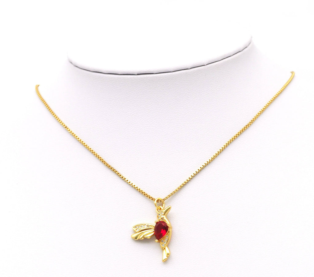 CZ Bird Pendant, Sku#LK597