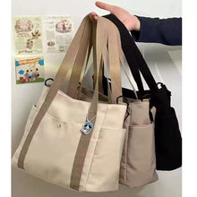 Load image into Gallery viewer, Large Oxford Tote Bag | Convertible Crossbody &amp; Shoulder Bag