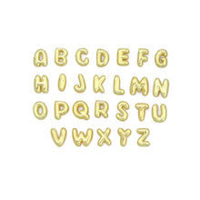 Load image into Gallery viewer, Gold Silver Cute Bubble Initial Charm, Alphabet Name Letter Charm,sku#LD700