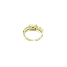 Load image into Gallery viewer, Clear Rectangle CZ Adjustable Ring, Sku#A335