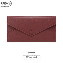 Load image into Gallery viewer, RFID Anti-Theft Women's Wallet - Waterproof Lightweight PU Leather Wallet