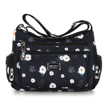 Load image into Gallery viewer, Women's Printed Canvas Shoulder Bag – Floral &amp; Landscape Pattern Crossbody Handbag