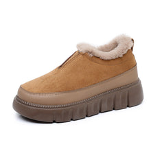 Load image into Gallery viewer, Women's Insulated Snow Boots – Soft Sole Slip-On Winter Boots | Black, Khaki, Brown