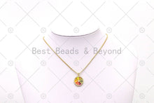 Load image into Gallery viewer, Enamel Colorful Lemon Slice Shape Pendant, sku#F1444