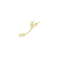 Load image into Gallery viewer, CZ Oval Square Round Rectangle Connector Charm Pendant, Sku#LK1091