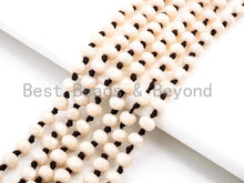 Load image into Gallery viewer, 60 Long Hand Knotted Beige Color Crystal Necklace, D18