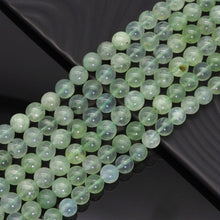 Load image into Gallery viewer, Genuine High Quality Prehnite Round Smooth Beads, Sku#U1645