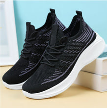 Load image into Gallery viewer, Women's Flyknit Casual Sneakers | Lightweight Breathable Lace-Up Walking Shoes