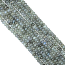 Load image into Gallery viewer, 4x6mm Labradorite Rondelle Smooth Beads, Sku#U1908