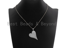 Load image into Gallery viewer, Antique Silver Tone Heart Pendant, X132